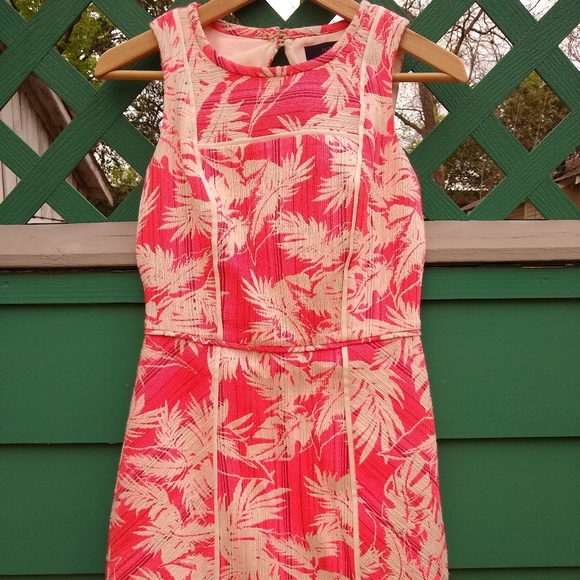 J. Crew Dresses & Skirts - Tropical Sheath Dress - Neon Pink, Size 00